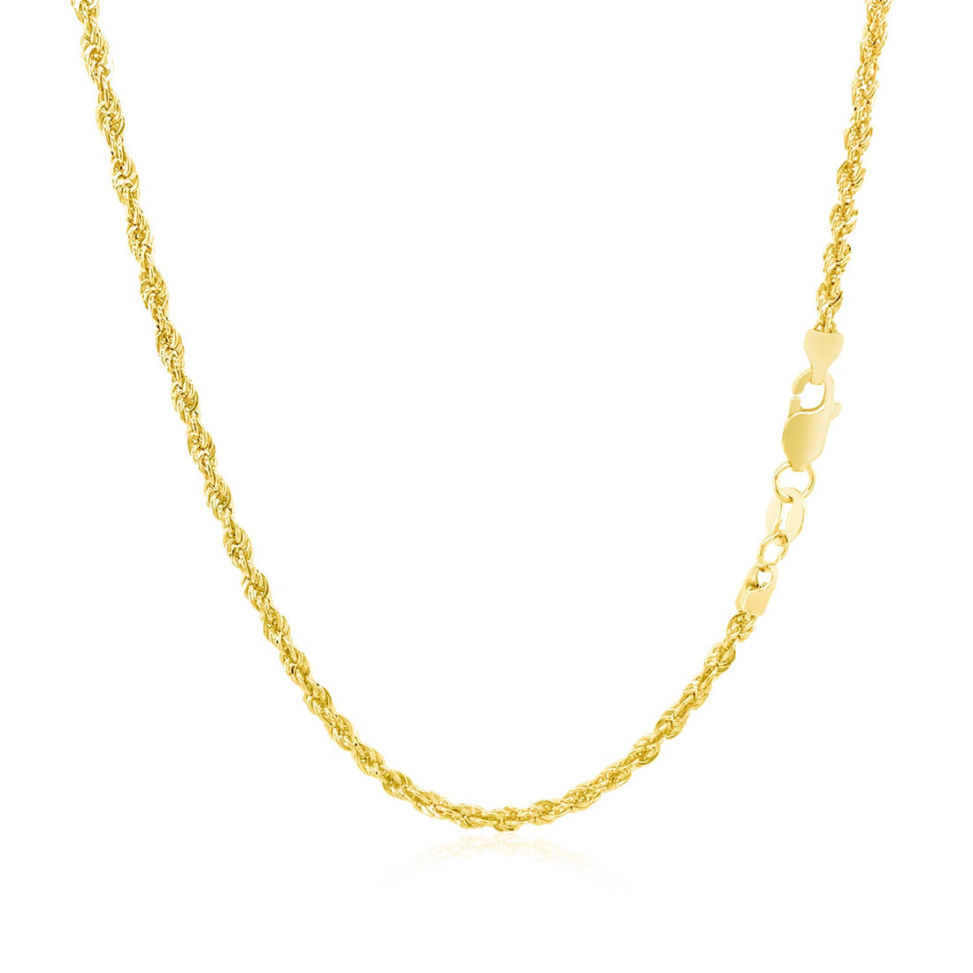 14k geelgouden licht touwketting (2,00 mm)