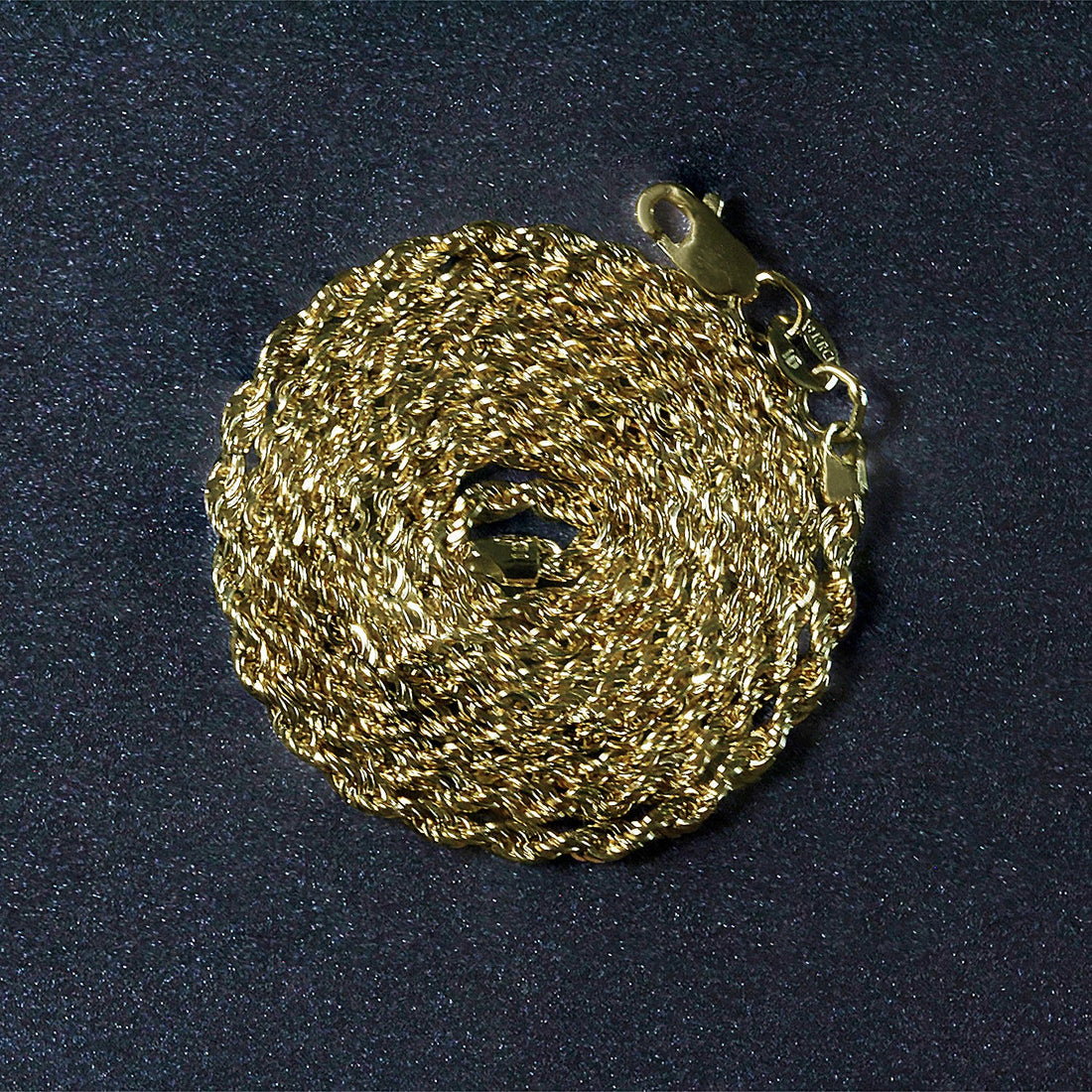 14k geelgouden licht touwketting (2,00 mm)