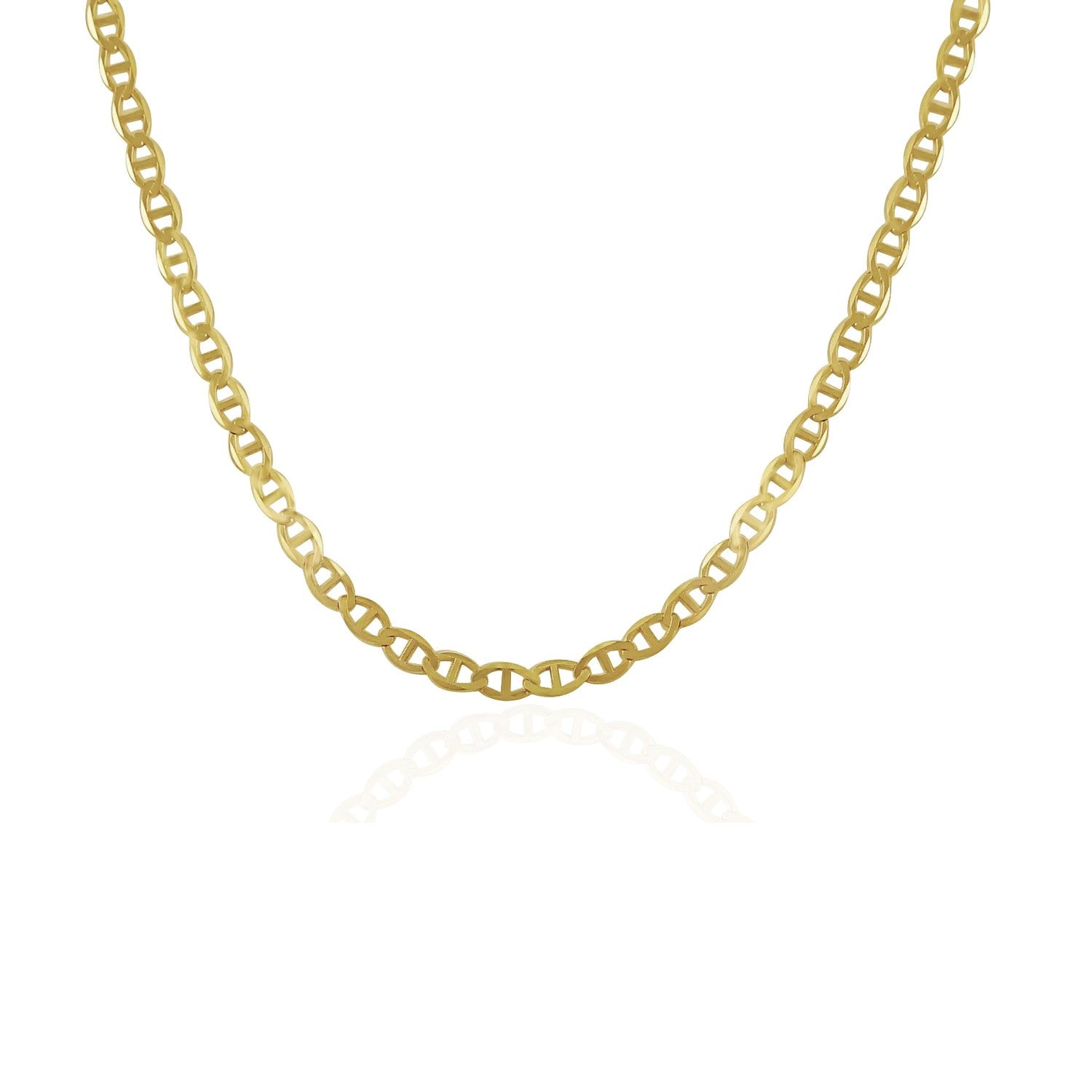 10k Yellow Gold Mariner Link Chain (3.20 mm)
