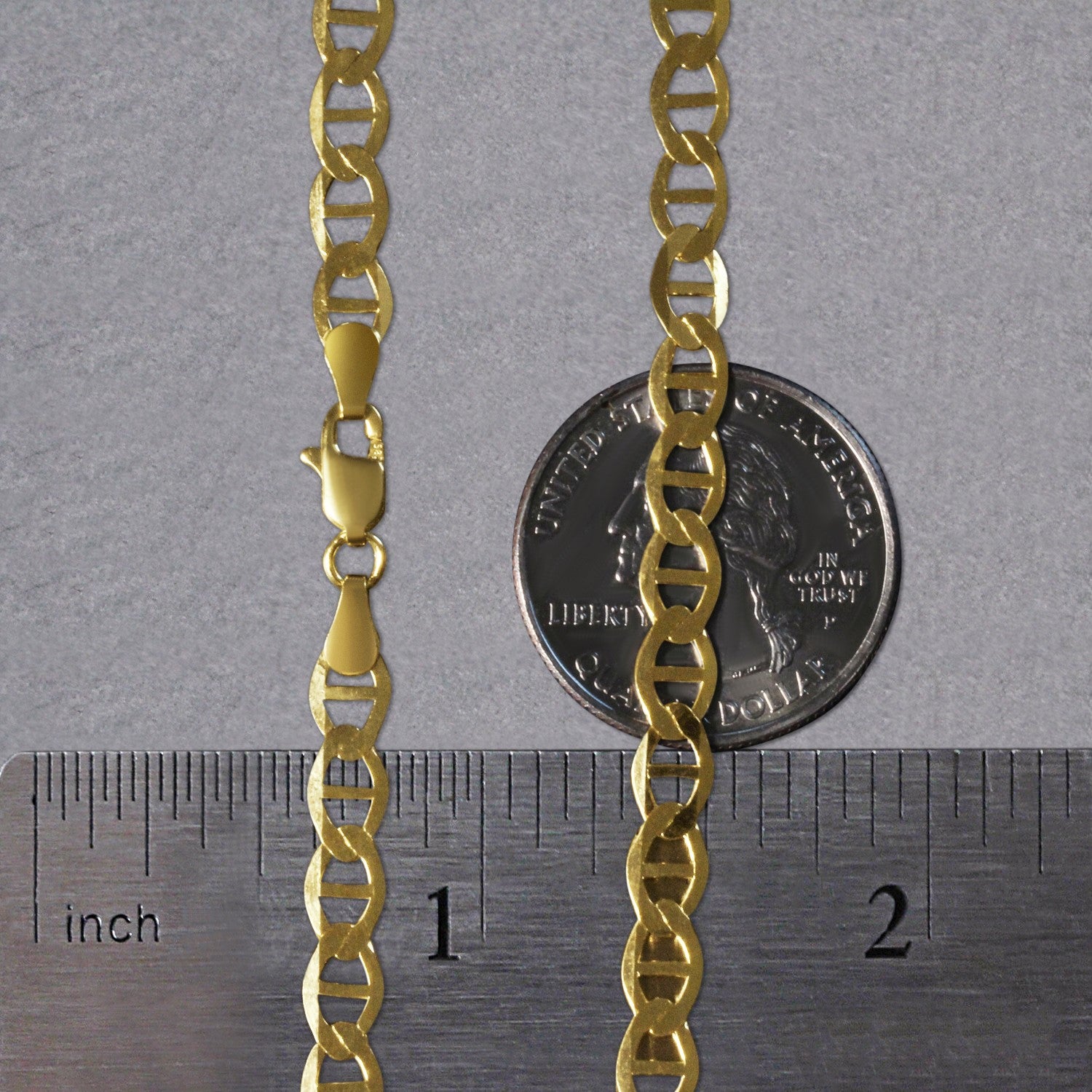 14k Yellow Gold Mariner Link Chain (5.50 mm)