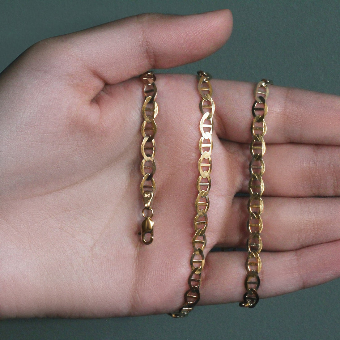 14k Yellow Gold Mariner Link Chain (5.50 mm)