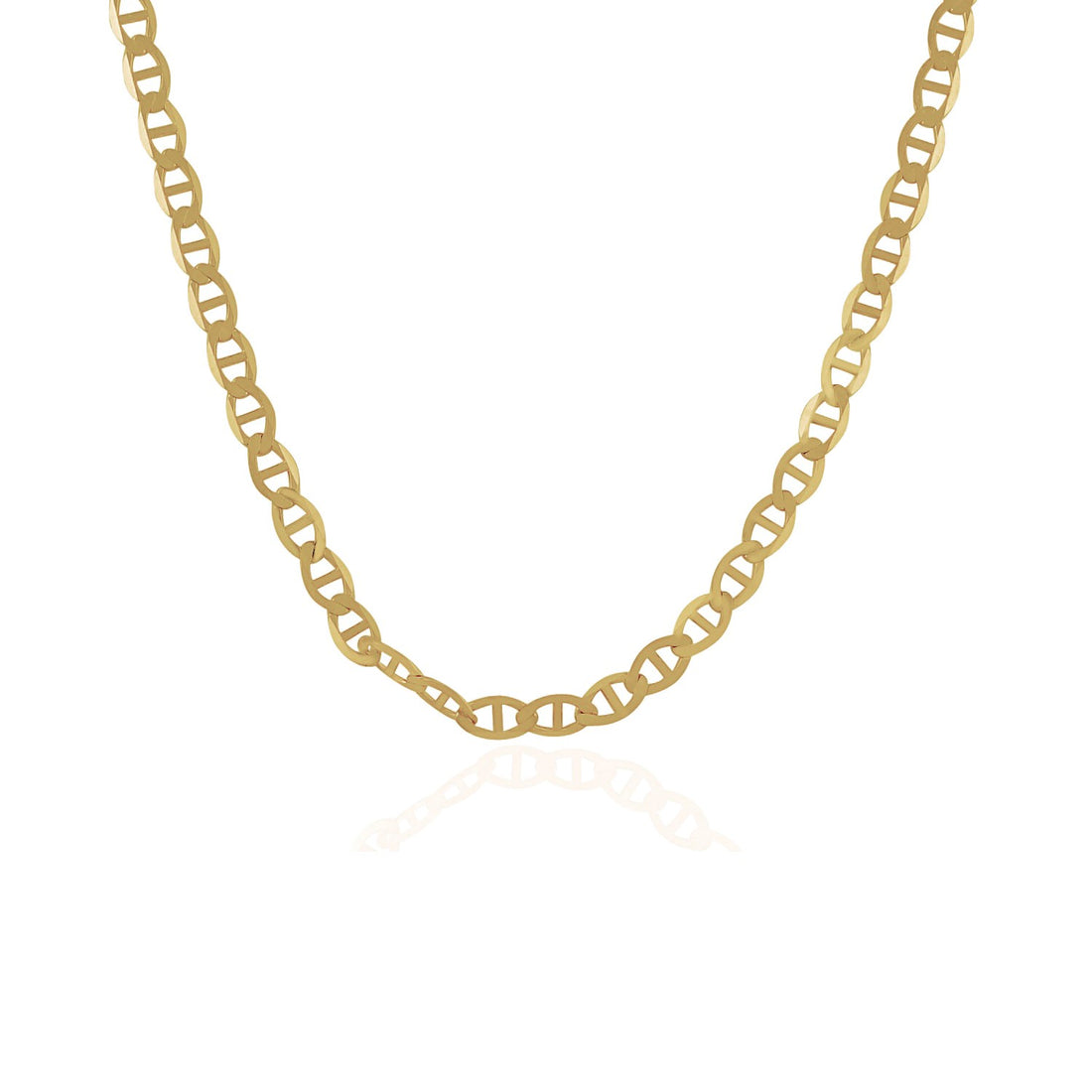 14k Yellow Gold Mariner Link Chain (4.50 mm)