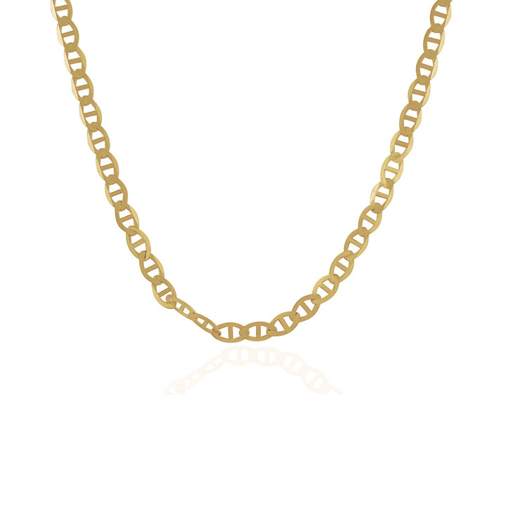 14k Yellow Gold Mariner Link Chain (4.50 mm)