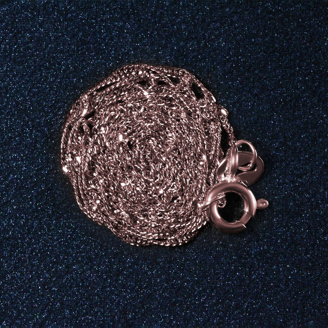 14k roségouden Singapore-ketting (1,10 mm)