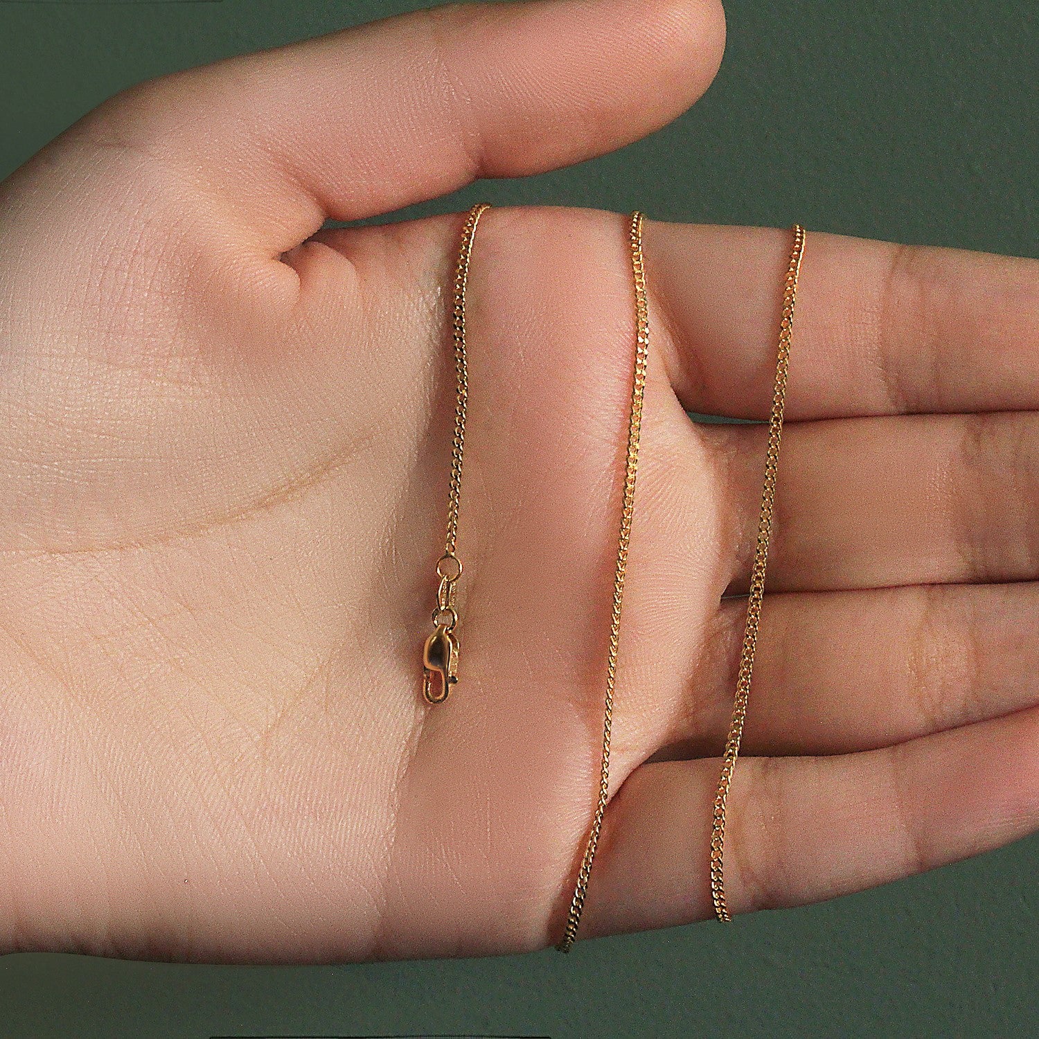 10k Yellow Gold Gourmette Chain (1.40 mm)