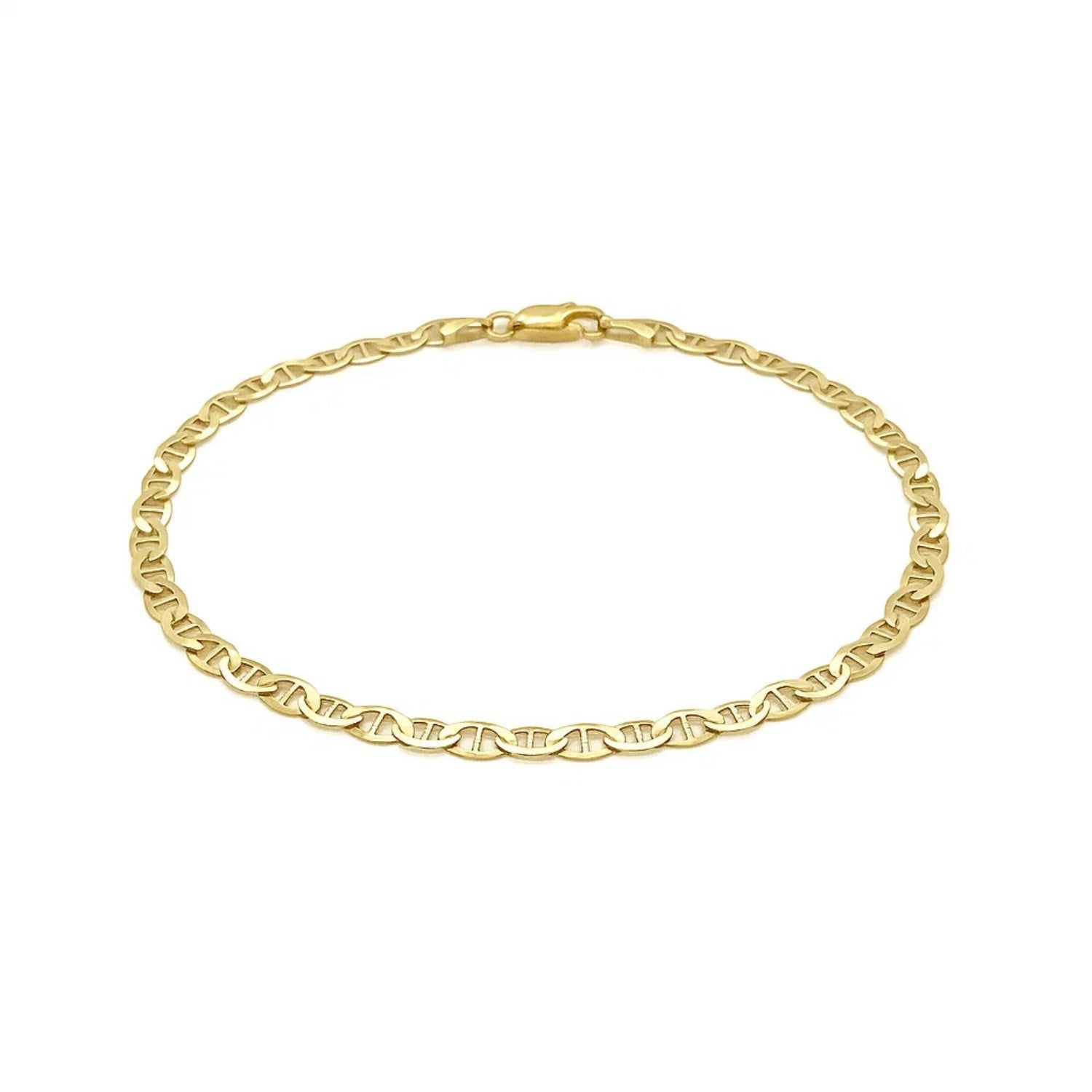 14k Yellow Gold Mariner Link Bracelet (3.20 mm)