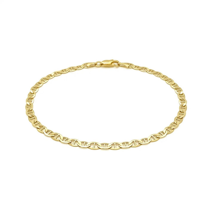 14k Yellow Gold Mariner Link Bracelet (3.20 mm)