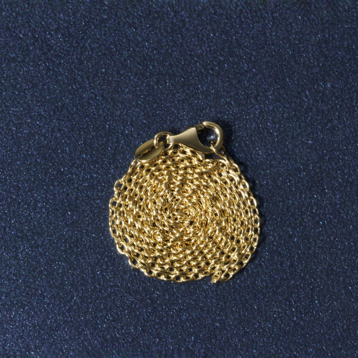 14k Yellow Gold Oval Cable Link Chain (1.50 mm)