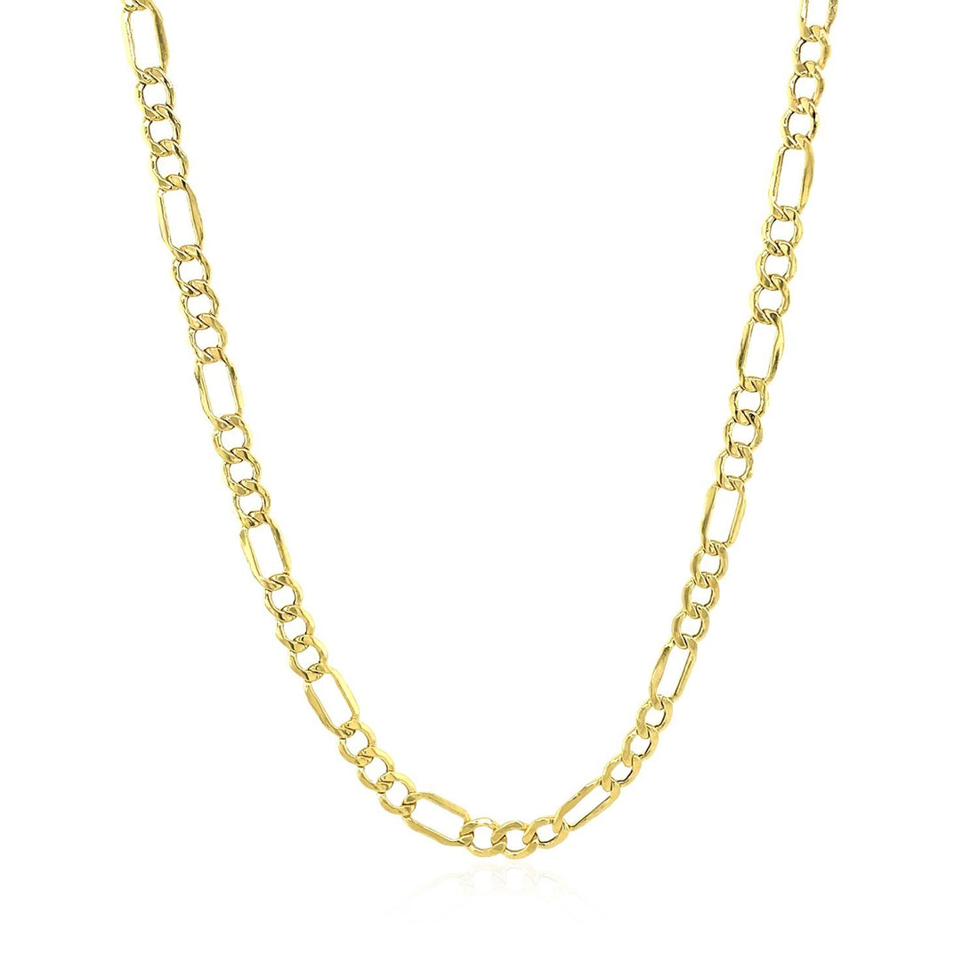 14k geelgouden Lite Figaro-ketting (3,70 mm)