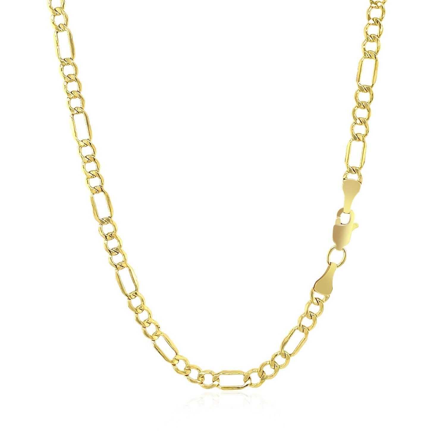 14k geelgouden Lite Figaro-ketting (3,70 mm)