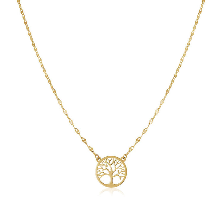 Collier Arbre de Vie en or jaune 14 carats