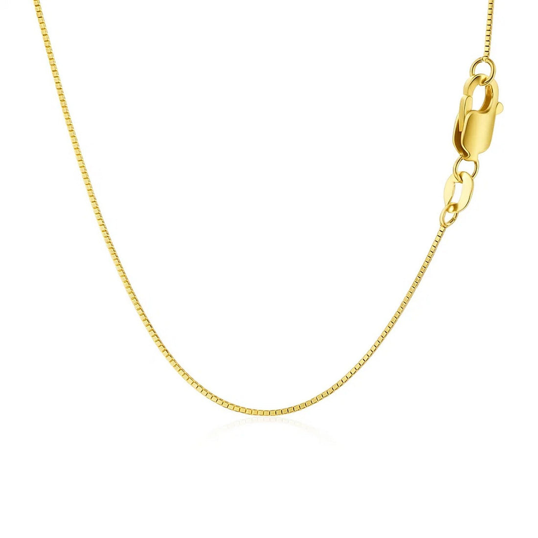 Chaîne classique en or jaune 14 carats (0,60 mm)