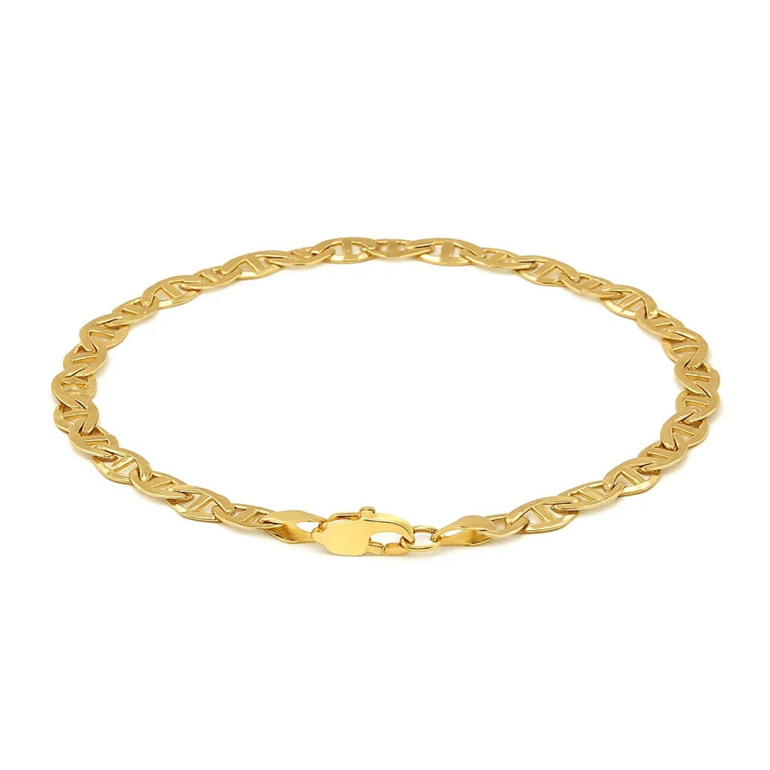 14k Yellow Gold Mariner Link Bracelet (5.10 mm)
