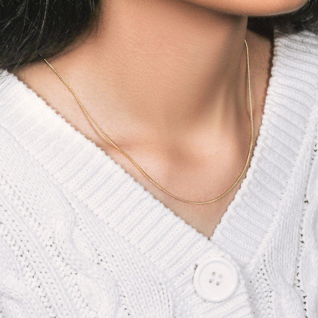 14k geelgouden Gourmette-ketting (1,40 mm)