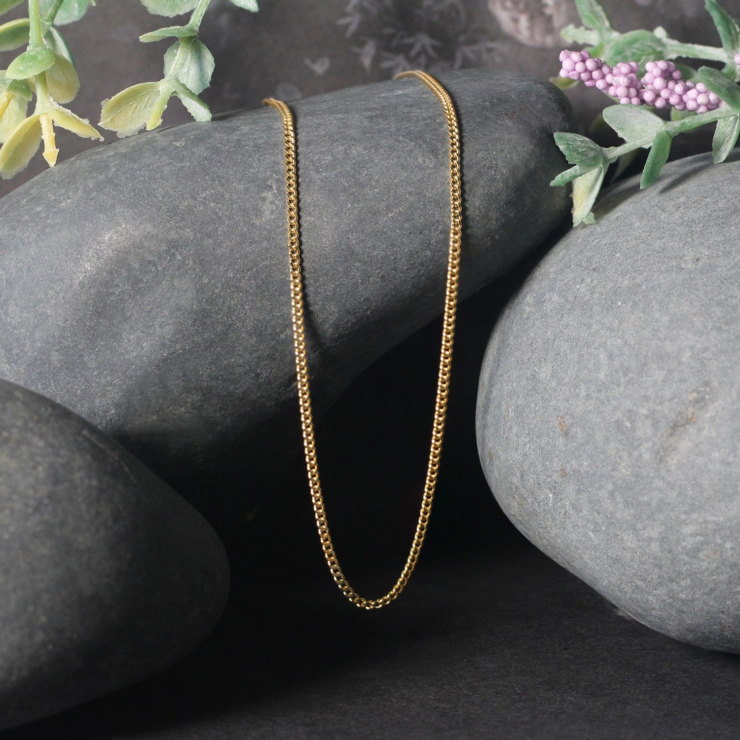 14k geelgouden Gourmette-ketting (1,40 mm)