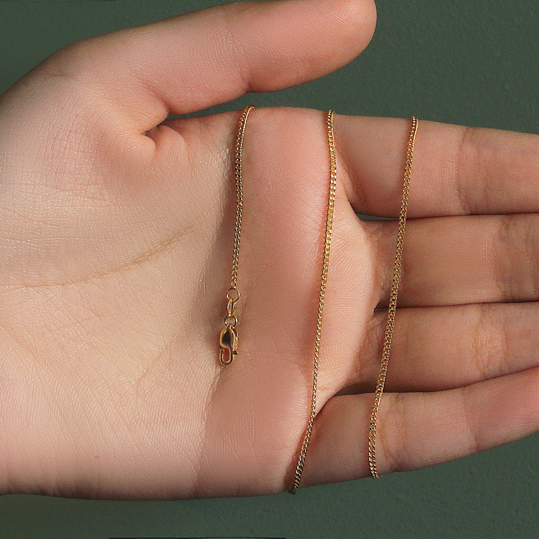 14k geelgouden Gourmette-ketting (1,40 mm)