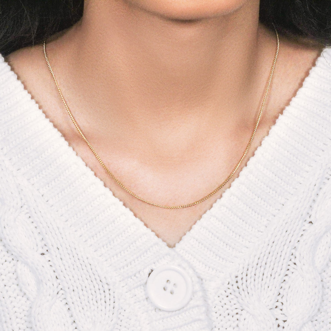 14k geelgouden Gourmette-ketting (1,40 mm)