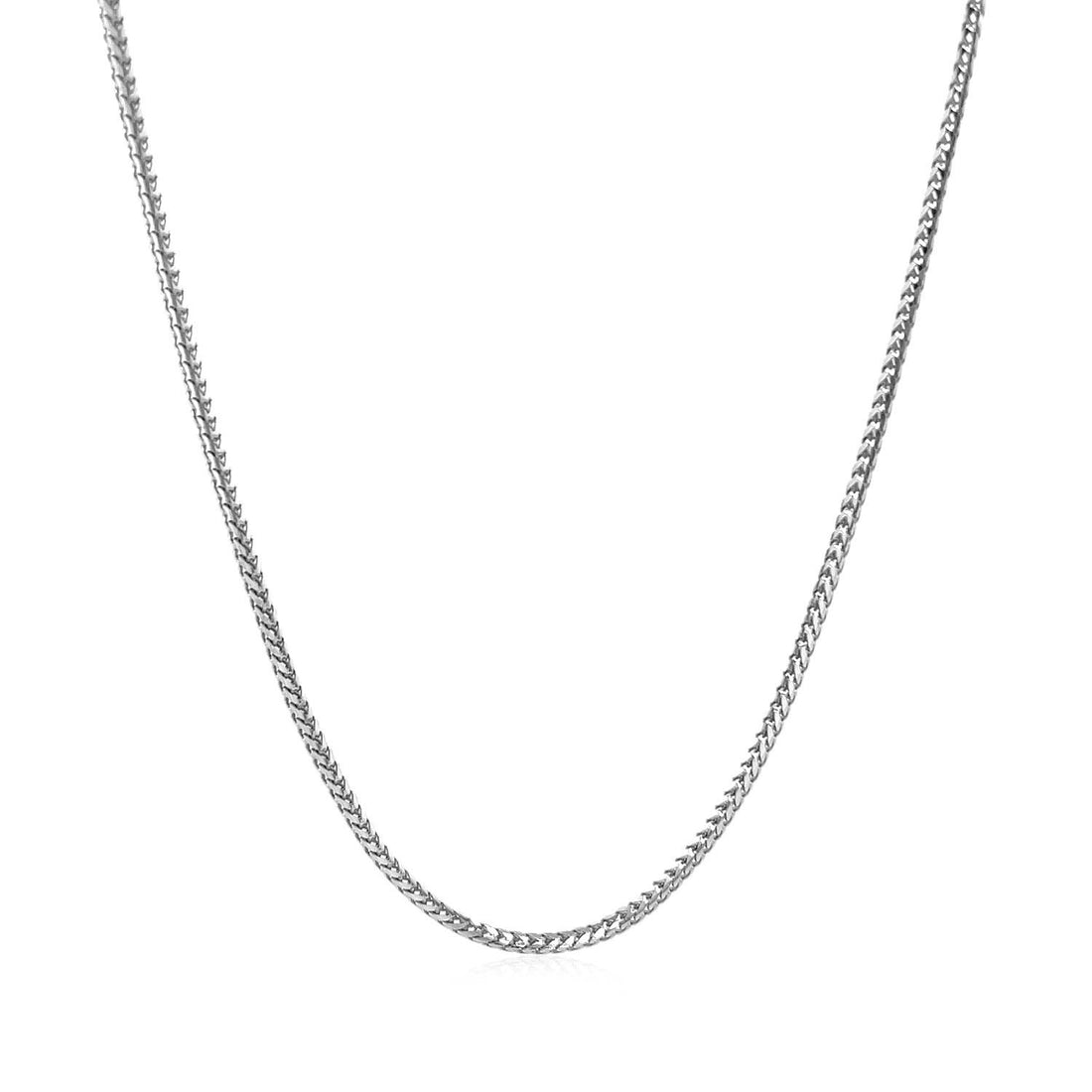 14k witgouden Franco-ketting (1,20 mm)