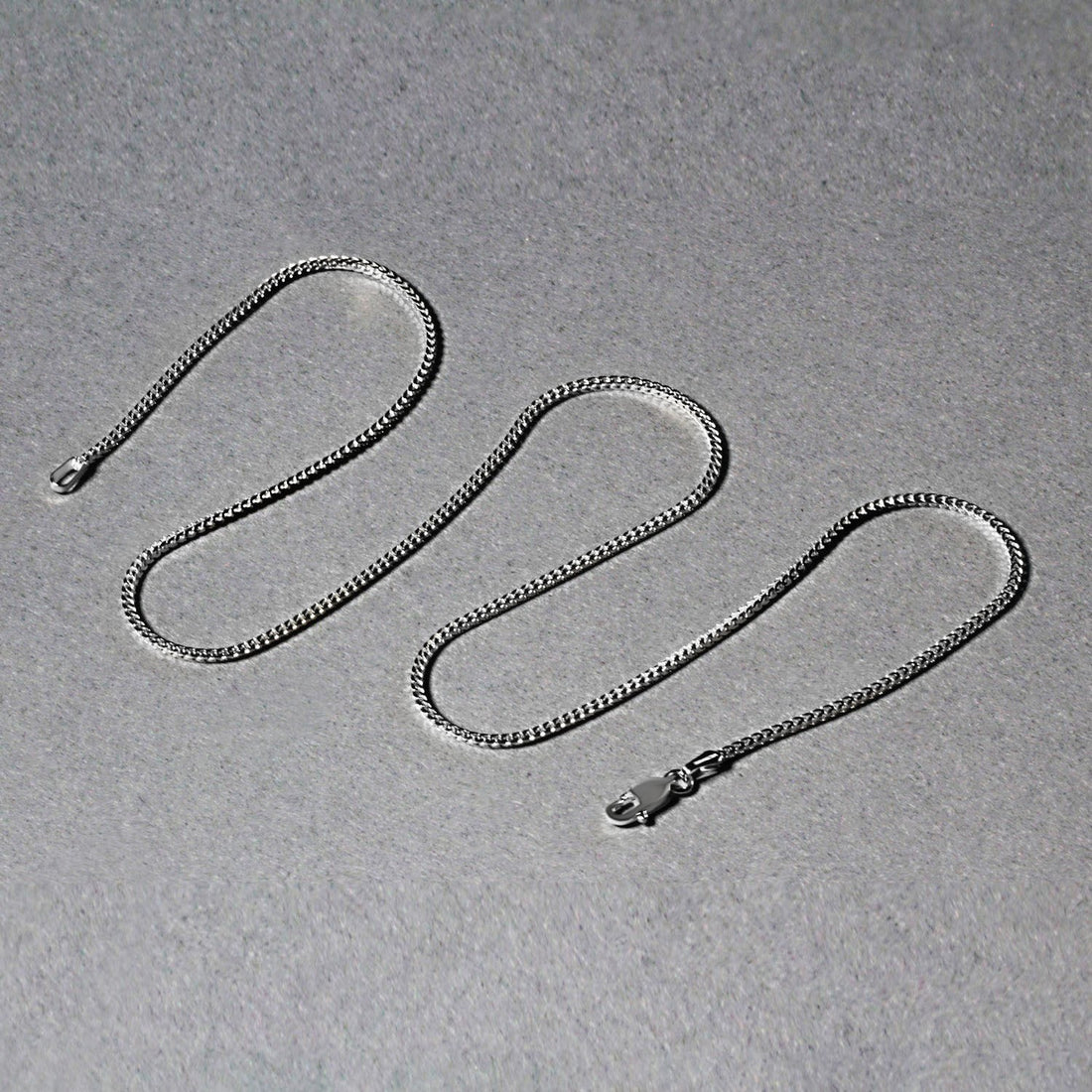 14k witgouden Franco-ketting (1,20 mm)