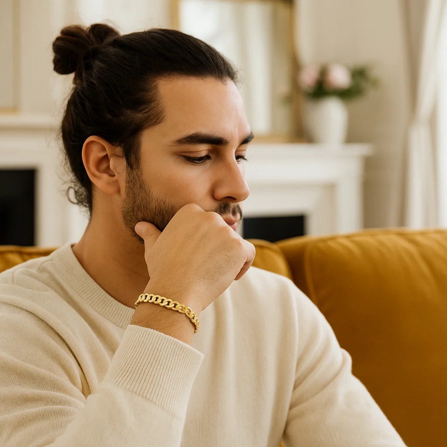 10k Yellow Gold Curb Bracelet (5.70 mm)