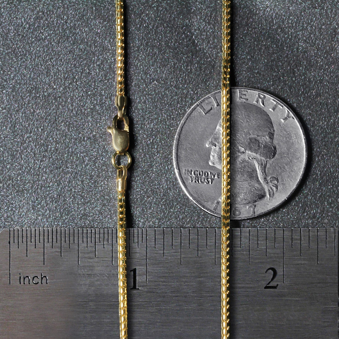 14k Yellow Gold Ice Chain (1.30 mm)