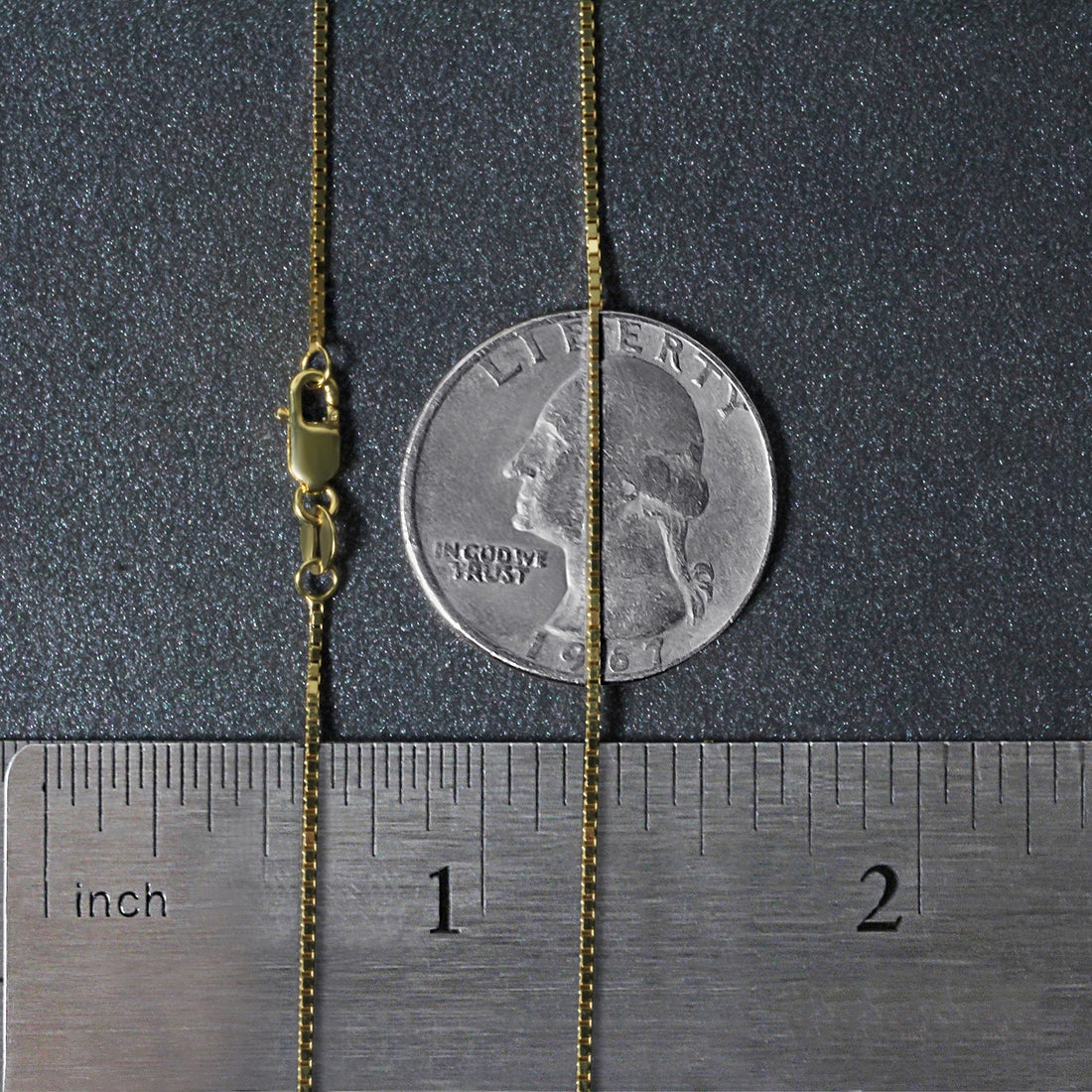 10k Yellow Gold Classic Box Chain (0.94 mm)