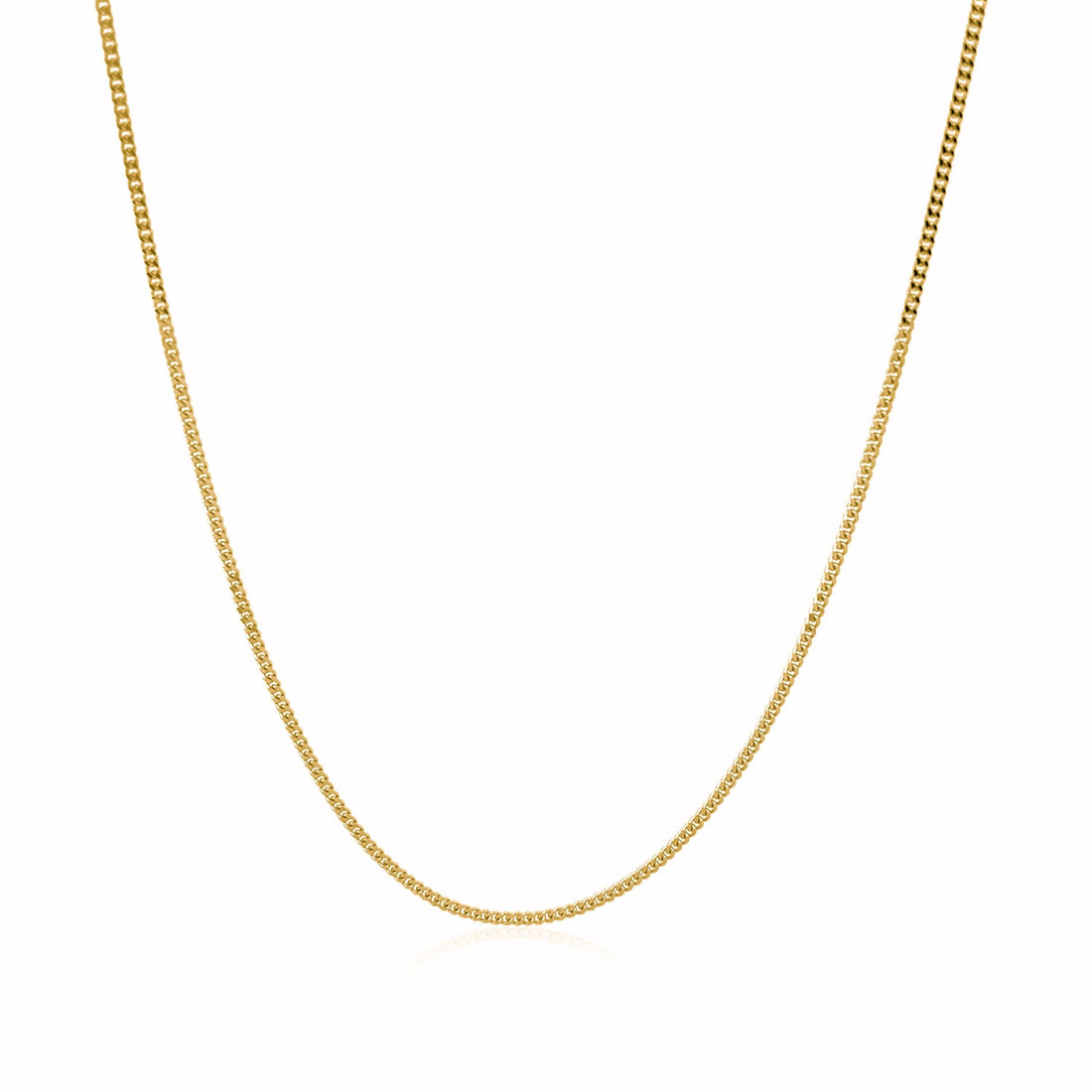 14k geelgouden gouretteketting 1,0 mm (1,00 mm)