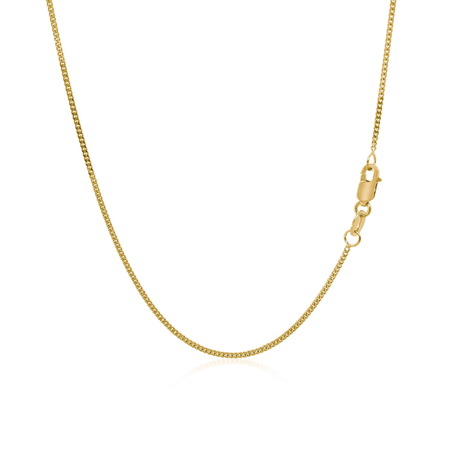14k geelgouden gouretteketting 1,0 mm (1,00 mm)