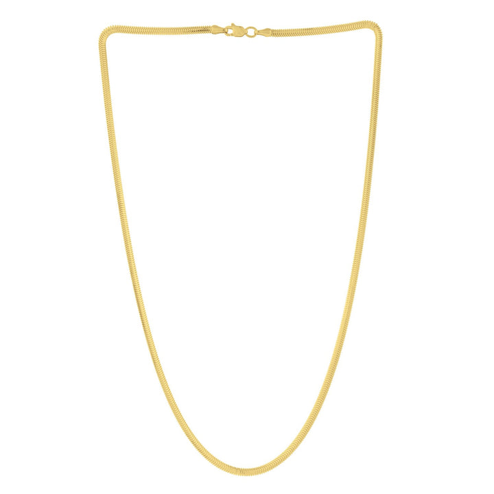 14K Yellow Gold Oval Snake Chain (2.60 mm)