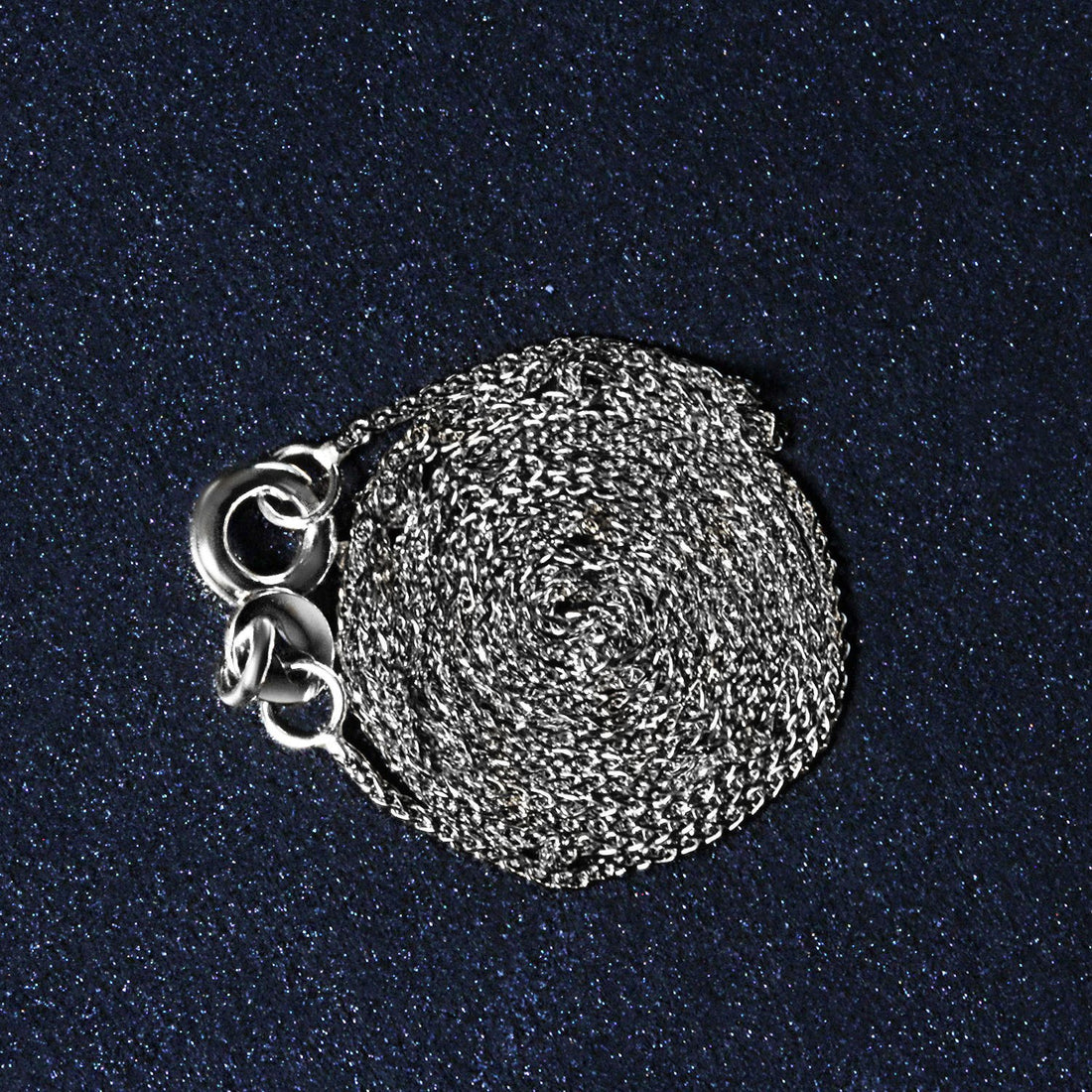 14k witgouden ronde tarweketting met diamantslijpsel (0,60 mm)