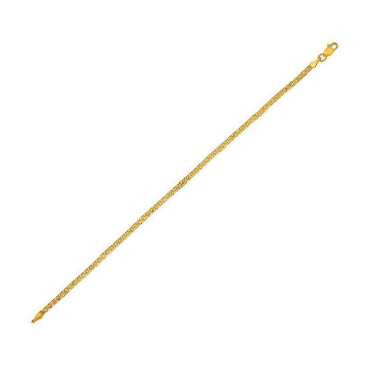 Chaîne Bismark en or jaune 14 carats (2,50 mm)