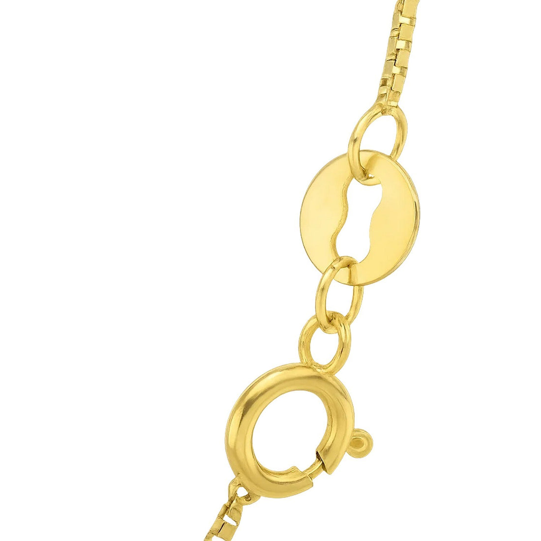 Chaîne classique en or jaune 14 carats (0,60 mm)