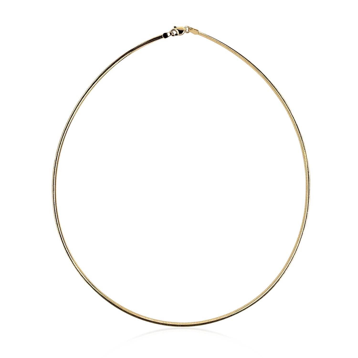 14k geelgouden klassieke Omega-stijl ketting (2,00 mm)