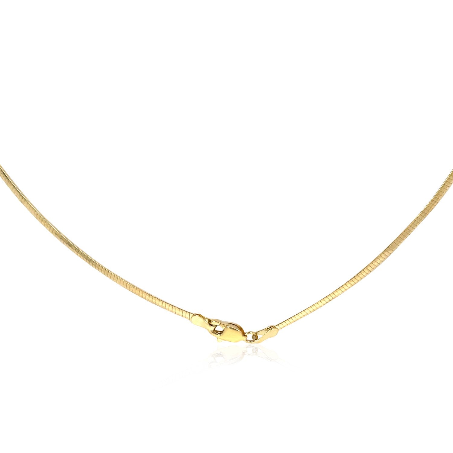 14k geelgouden klassieke Omega-stijl ketting (2,00 mm)