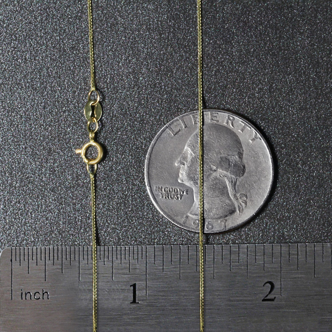 10k Yellow Gold Classic Box Chain (0.60 mm)