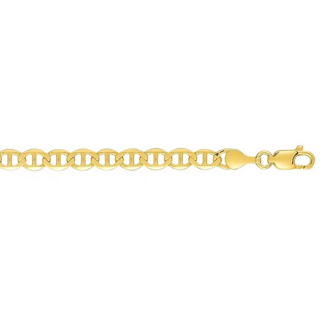 14k Yellow Gold Mariner Link Bracelet (6.30 mm)