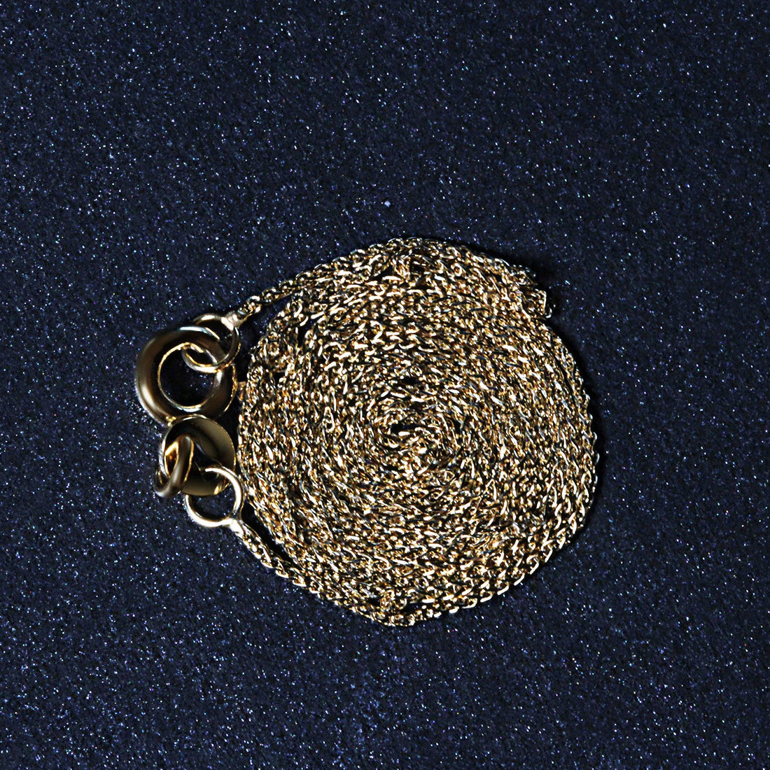 14k Yellow Gold Diamond Cut Round Wheat Chain (0.60 mm)