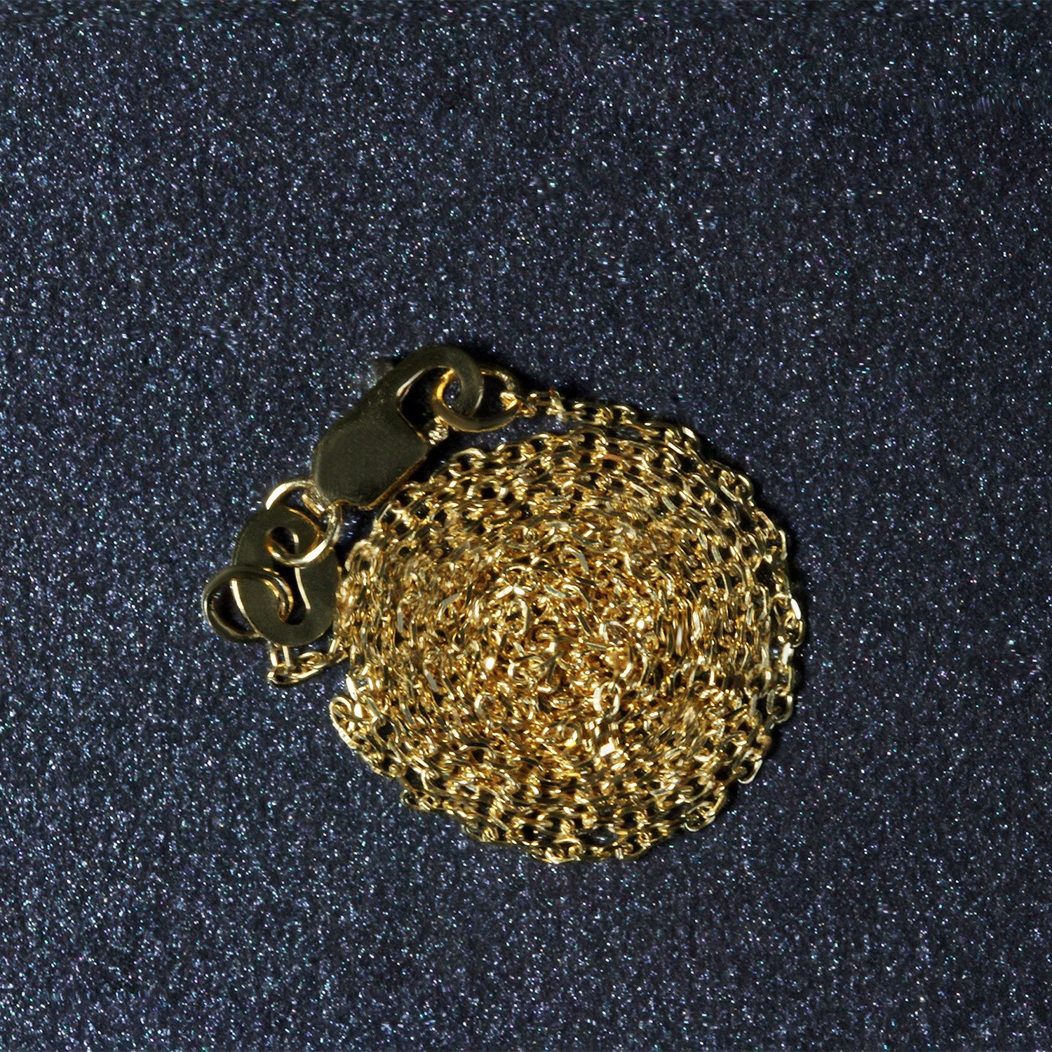 Chaîne à maillons câblés en or jaune 14 carats taillés en diamant (0,87 mm)