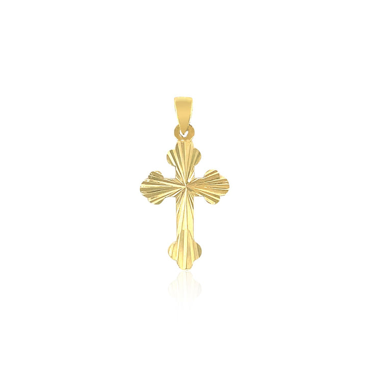 Pendentif croix en or tricolore 14 carats