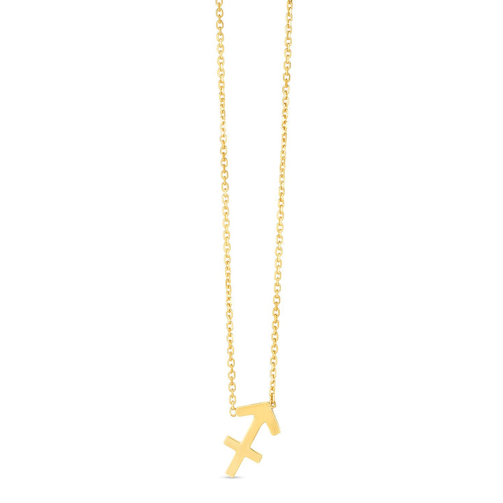 Collier Sagittaire en or jaune 14 carats