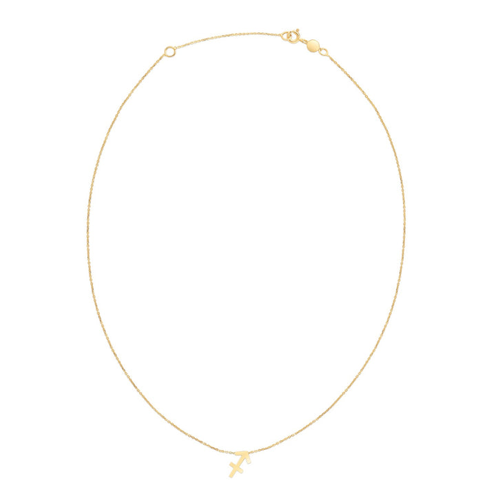 Collier Sagittaire en or jaune 14 carats