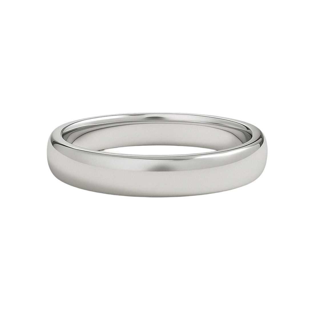 14k White Gold Comfort Fit Wedding Band(5.00 mm)