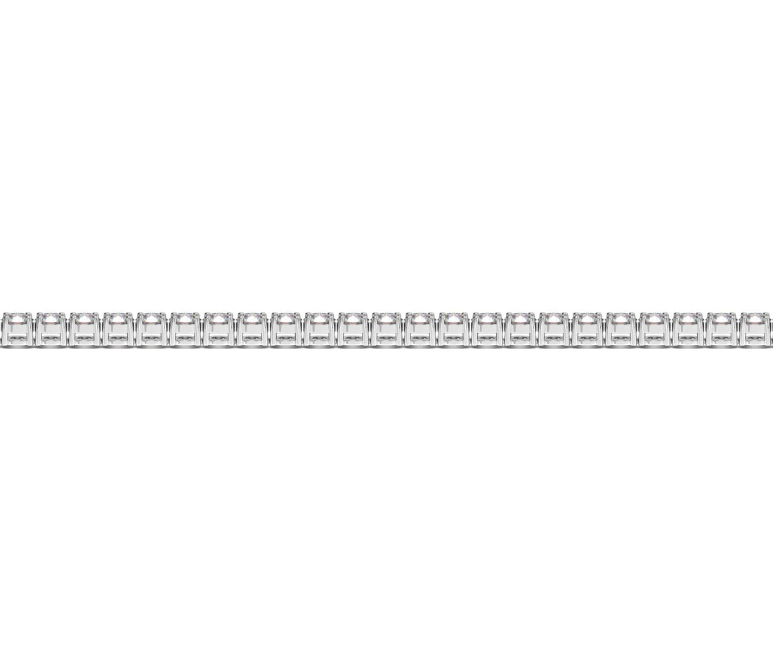 Lab Grown Round Diamond Tennis Bracelet in 14k White Gold (2 cctw F/G  VS2/SI1)
