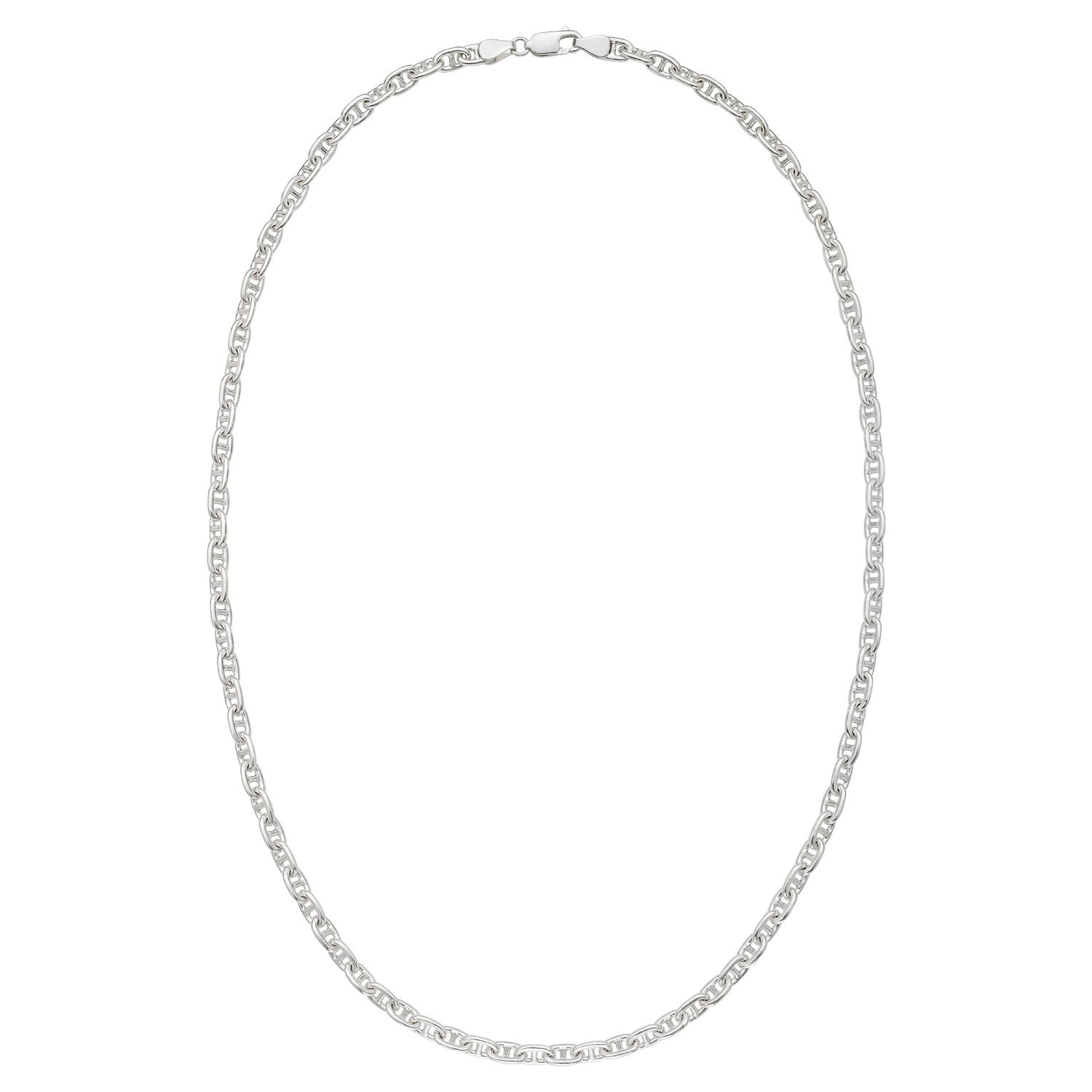 Sterling Silver Anchor Chain Necklace (5.50 mm)