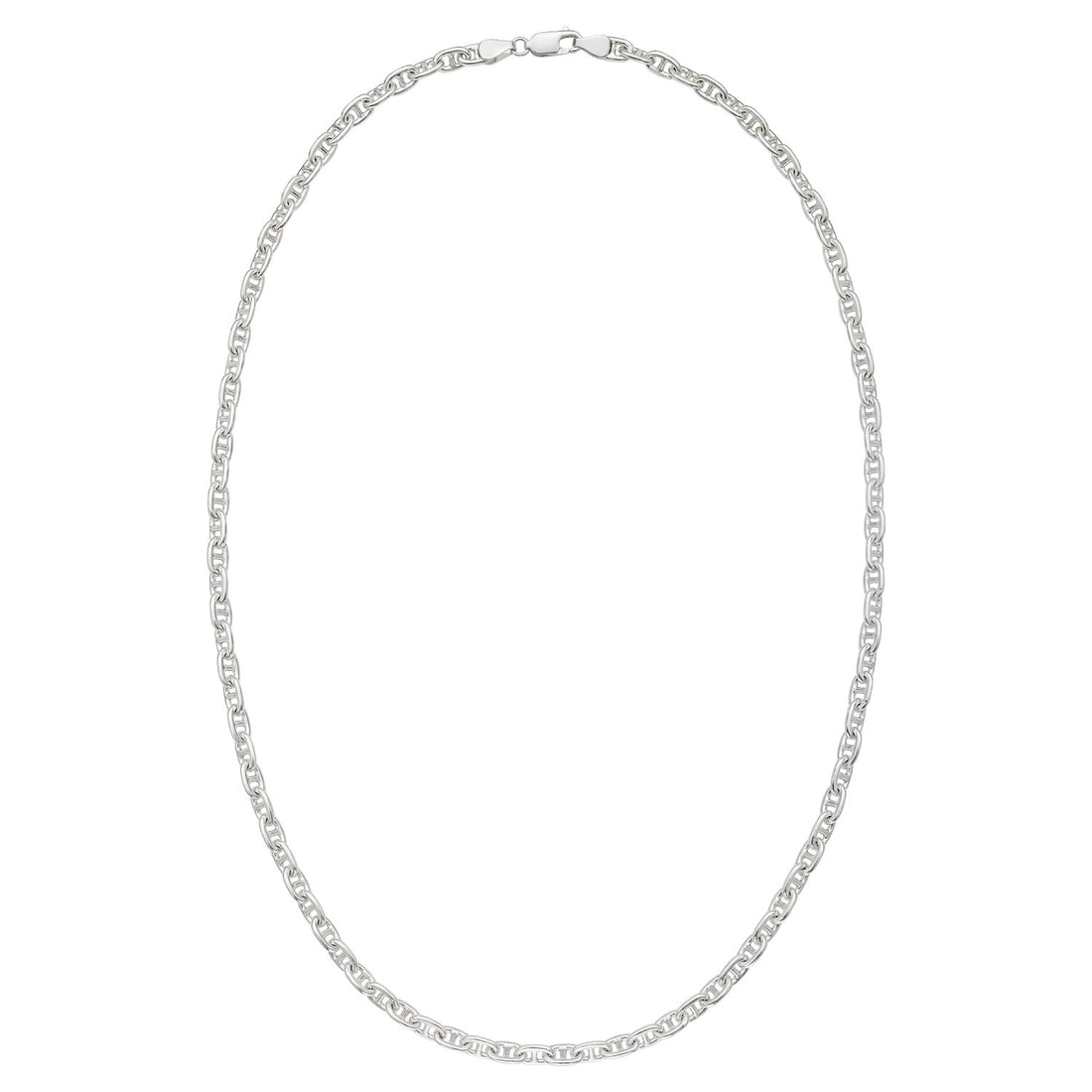 Sterling Silver Anchor Chain Necklace (5.50 mm)