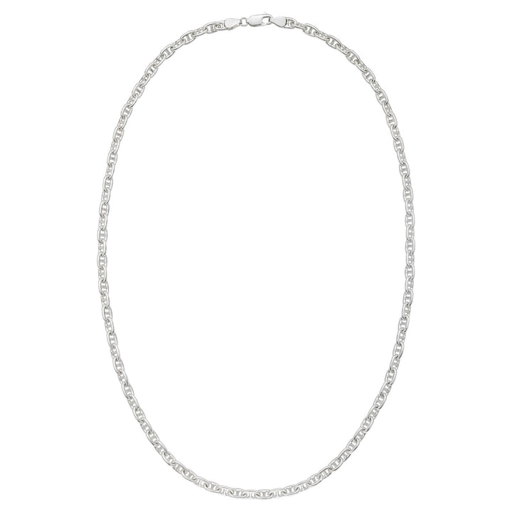 Sterling Silver Anchor Chain Necklace (5.50 mm)