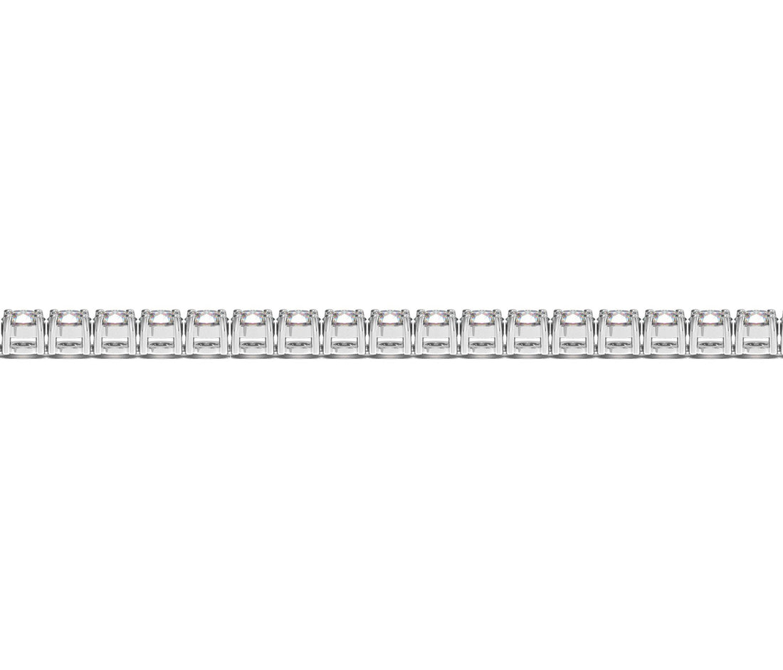 Lab Grown Round Diamond Tennis Bracelet in 14k White Gold (7 cctw F/G  VS2/SI1)