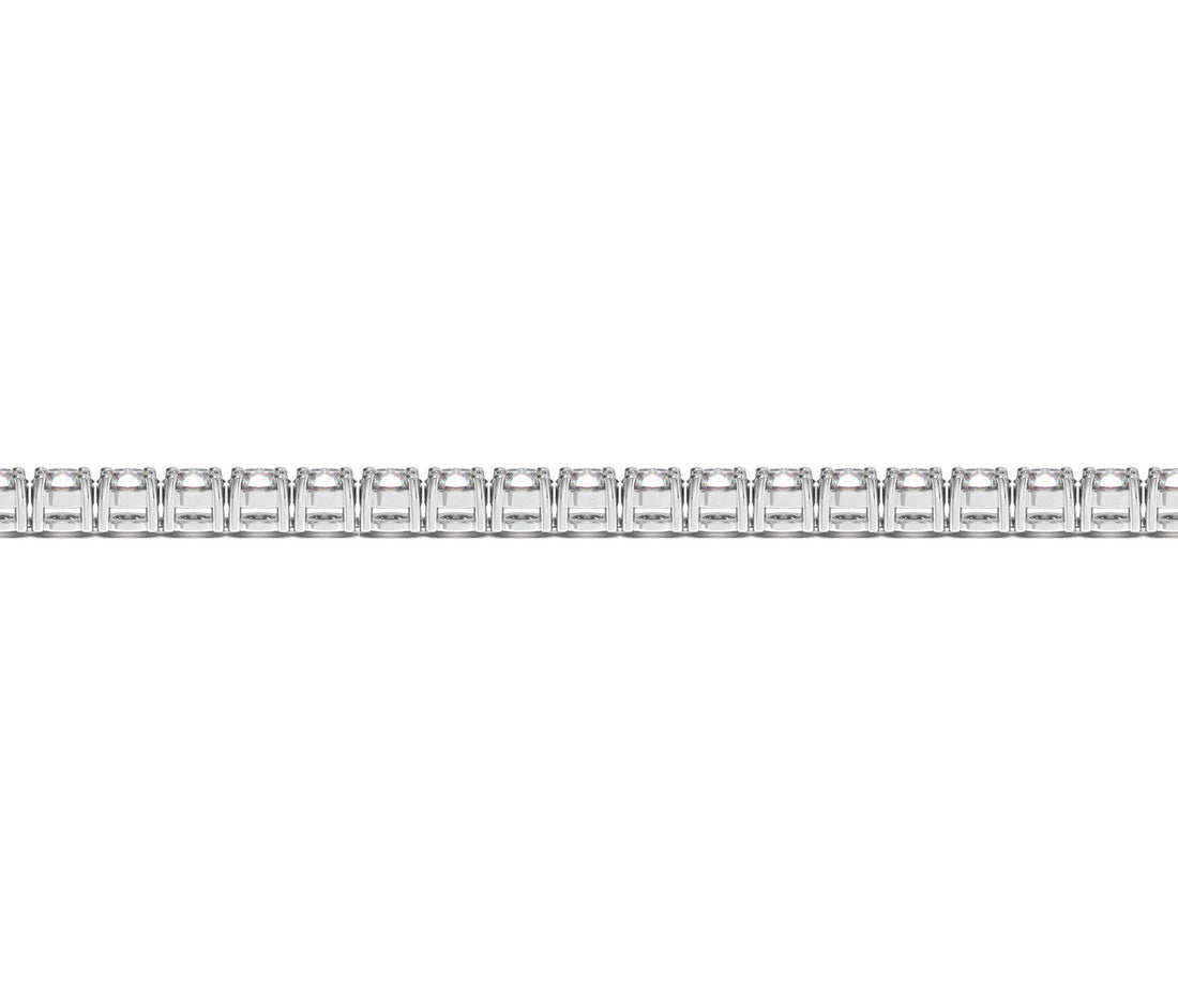 Lab Grown Round Diamond Tennis Bracelet in 14k White Gold (5 cctw  F/G  VS2/SI1)