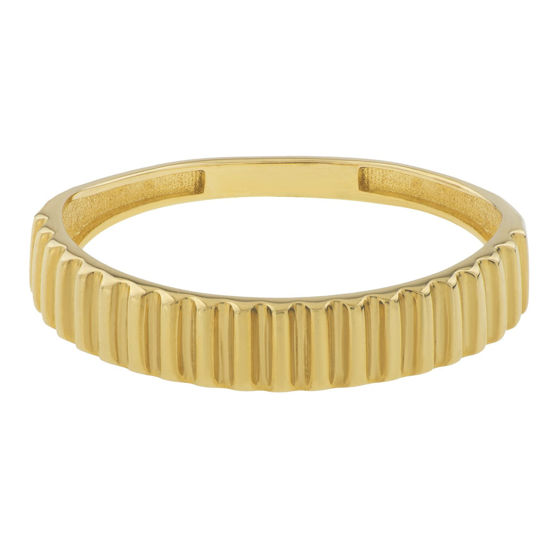 Graduated Ridge Ring in 14K Yellow Gold (1.80 mm)