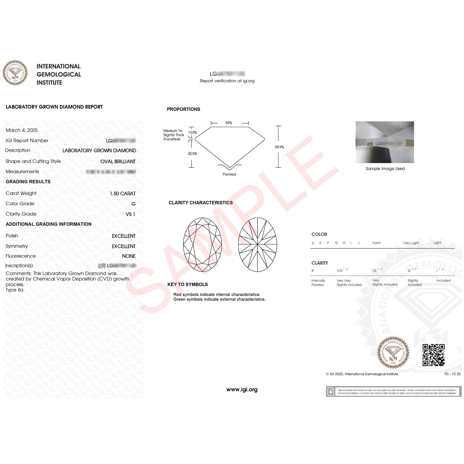1 1/2 Carat Oval Lab Grown IGI G/VS1 Diamond Solitaire Ring in 10K Yellow Gold